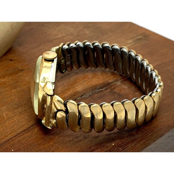 Clifford Valjean Men's Watch Vintage Swiss Hand Wind Gold 27mm FOR REPAIR PARTS - Picture 10 of 13